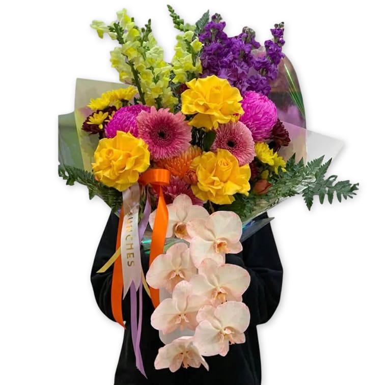 Bright & Cheeky — Bunches Florist arrangement